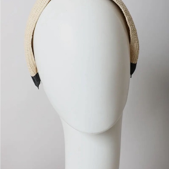 Bohemian Straw Rattan Knotted Headband - Picture 3 of 4